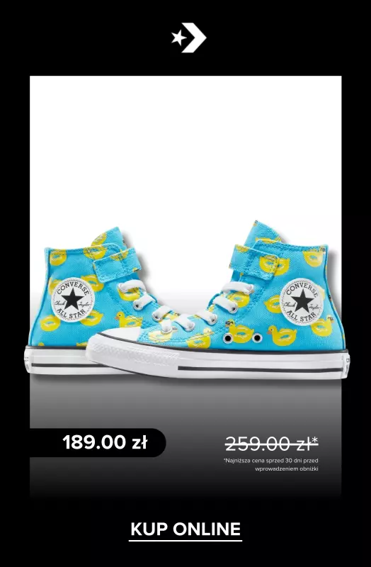 Converse - gazetka promocyjna Wyprzedaż: buty dziecięce od piątku 29.08  - strona 7