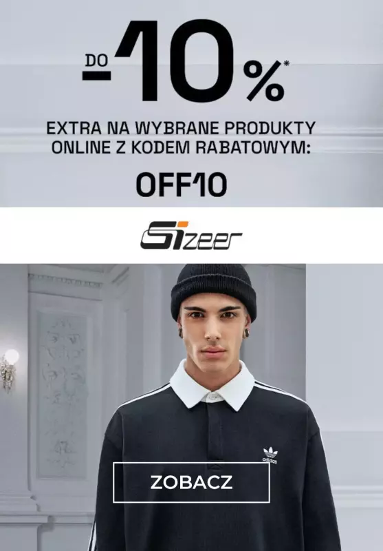 Sizeer - gazetka promocyjna Do -10% extra z kodem od piątku 13.12 