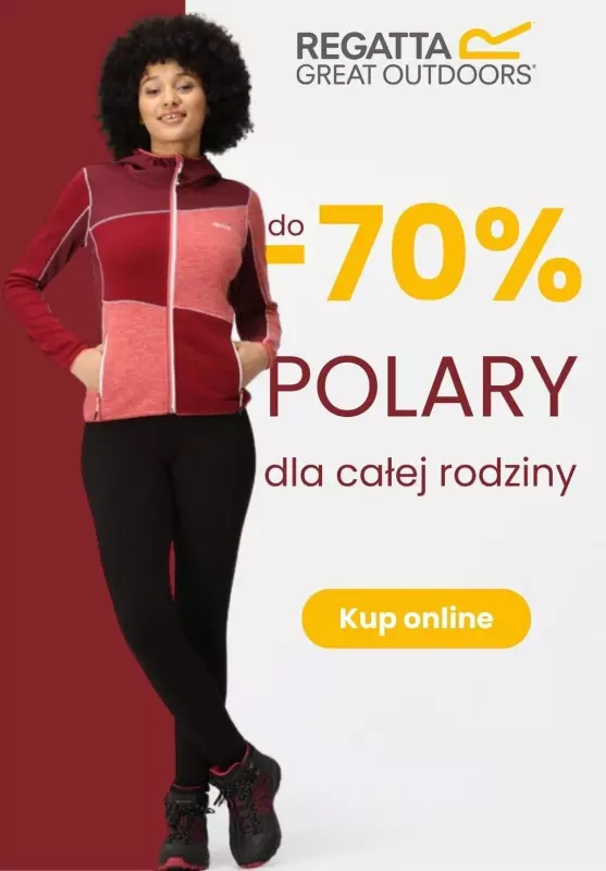 #Moda na jesień - gazetka promocyjna Regatta | Polary do -70% taniej od czwartku 19.09 do środy 25.09