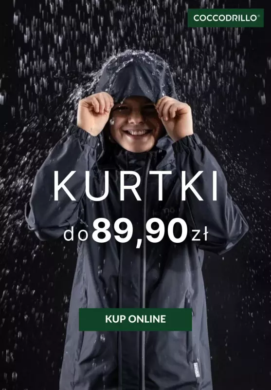 #Moda na jesień - gazetka promocyjna Coccodrillo | Kurtki do 89,90 zł od wtorku 24.09 do niedzieli 06.10