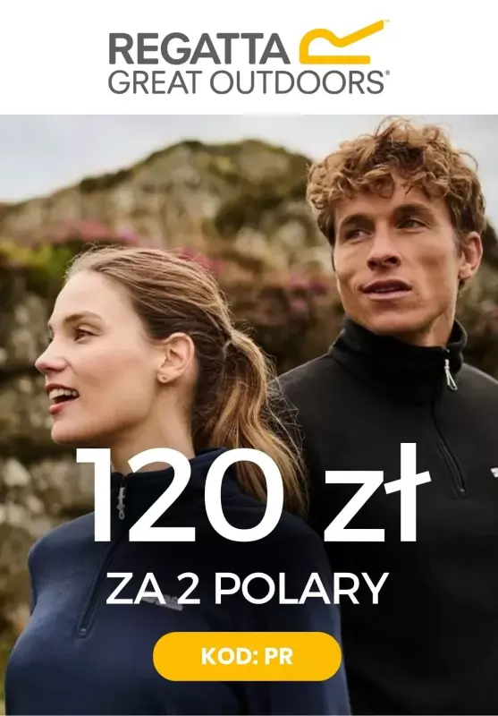 #Moda na jesień - gazetka promocyjna Regatta | 2 polary za 120 zł od poniedziałku 14.10 