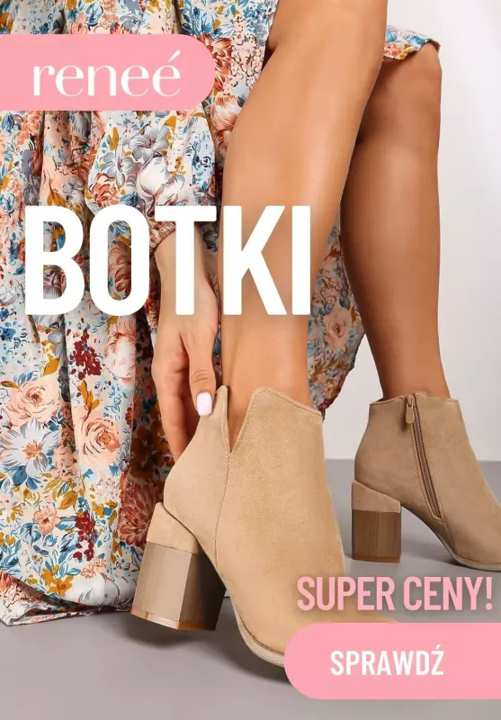 #Moda na jesień - gazetka promocyjna Renee | Botki w SUPER cenach! od poniedziałku 14.10 do wtorku 15.10