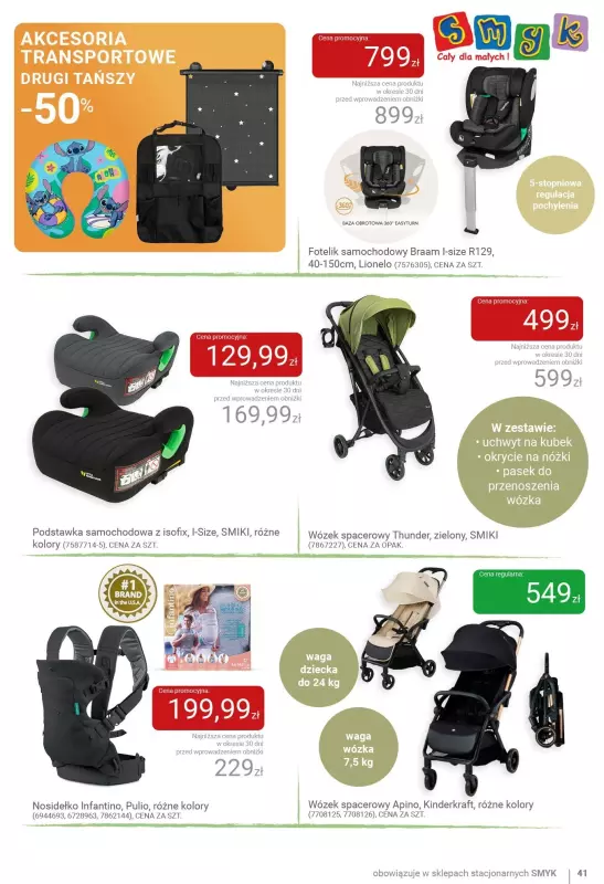 #Moda na lato - gazetka promocyjna Smyk | Do -70% witajcie wakacje od wtorku 24.06 do niedzieli 29.06 - strona 41