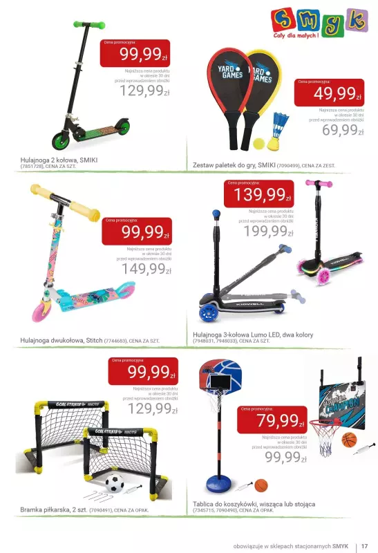 #Moda na lato - gazetka promocyjna Smyk | Do -70% witajcie wakacje od wtorku 24.06 do niedzieli 29.06 - strona 17