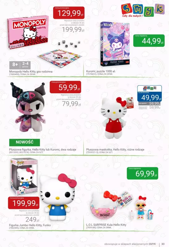 #Moda na lato - gazetka promocyjna Smyk | Do -70% witajcie wakacje od wtorku 24.06 do niedzieli 29.06 - strona 33