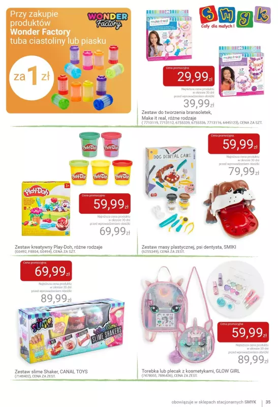 #Moda na lato - gazetka promocyjna Smyk | Do -70% witajcie wakacje od wtorku 24.06 do niedzieli 29.06 - strona 35