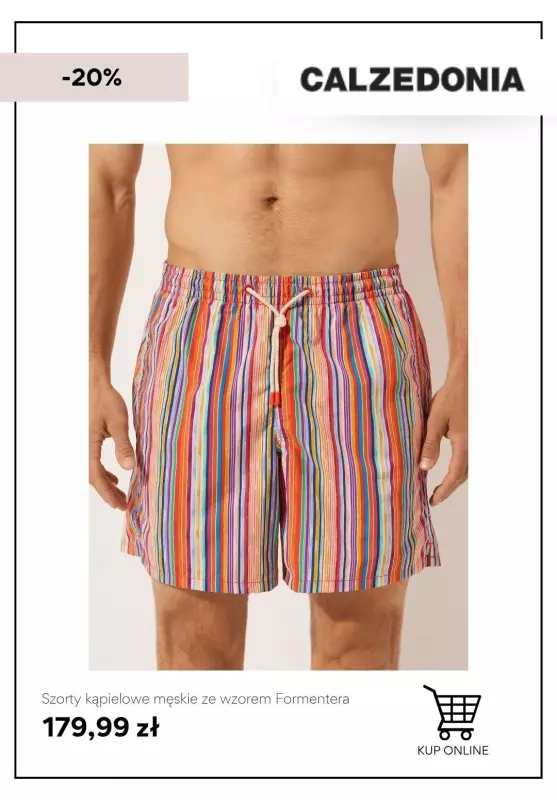#Moda na lato - gazetka promocyjna Calzedonia | -20% na kąpielówki męskie i stroje dziecięce   - strona 2