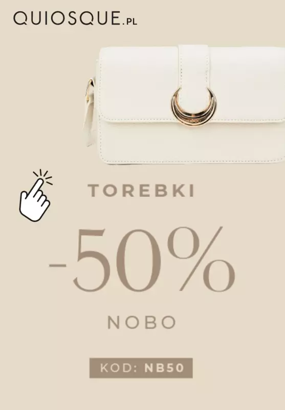 #Moda na lato - gazetka promocyjna Quiosque | -50% na torebki Nobo od poniedziałku 30.06 