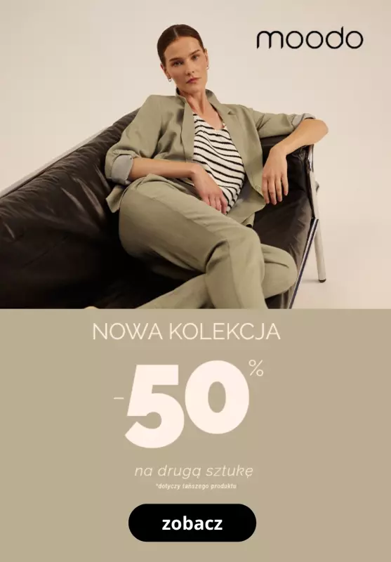 #Moda na lato - gazetka promocyjna Moodo | Nowa kolekcja -50% na drugą sztukę od wtorku 01.07 do niedzieli 06.07