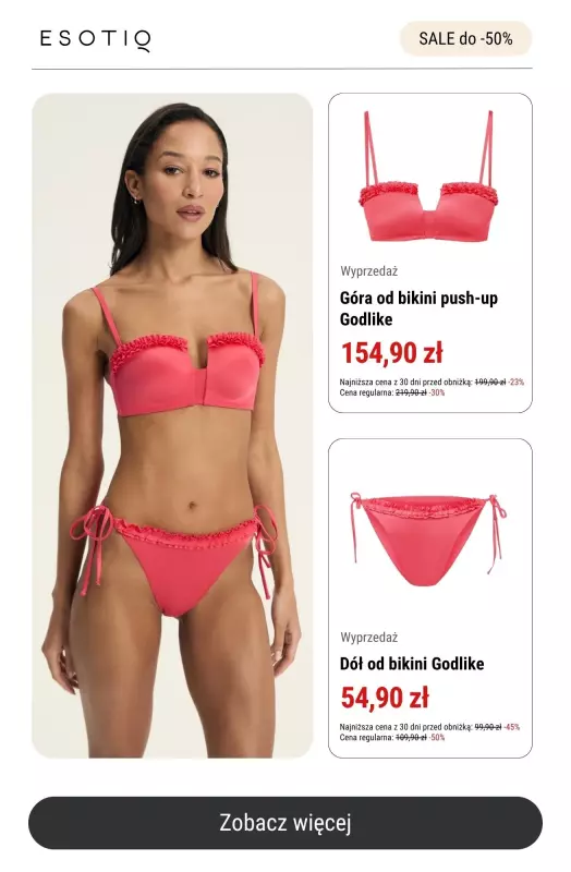 #Moda na lato - gazetka promocyjna ESOTIQ | SALE do -50% : SWIMWEAR od środy 02.07  - strona 6