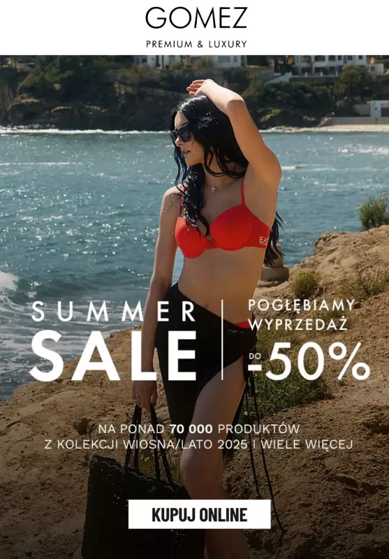 #Moda na lato - gazetka promocyjna Gomez.pl | Do -50% summer sale od środy 02.07 