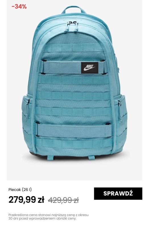 #Moda na lato - gazetka promocyjna NIKE | Akcesoria do -40% od środy 09.07  - strona 5