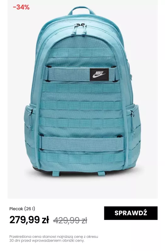 #Moda na lato - gazetka promocyjna NIKE | Akcesoria do -40% od środy 09.07  - strona 5