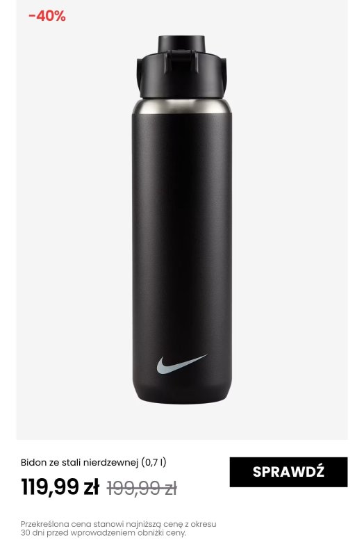 #Moda na lato - gazetka promocyjna NIKE | Akcesoria do -40% od środy 09.07  - strona 9