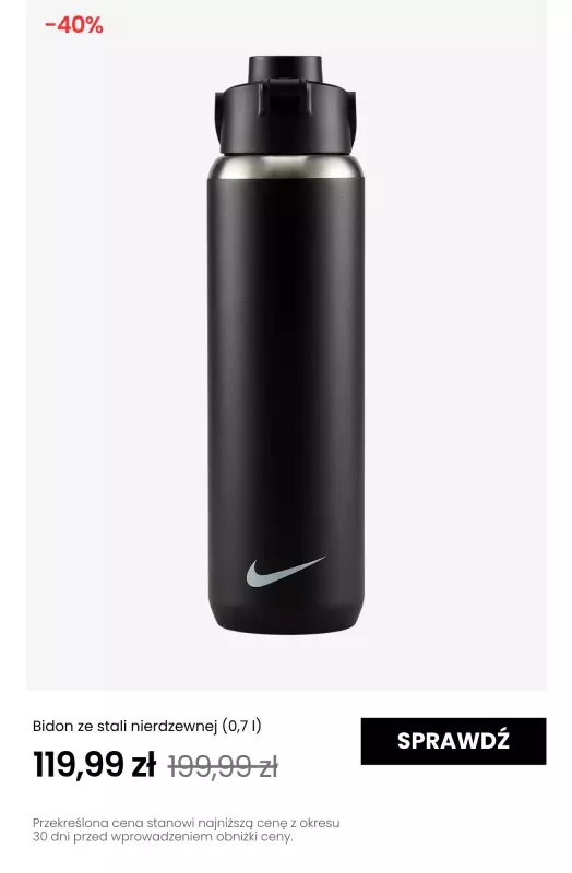 #Moda na lato - gazetka promocyjna NIKE | Akcesoria do -40% od środy 09.07  - strona 9