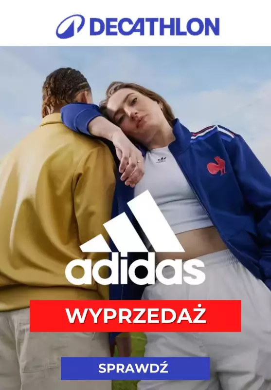 #Moda na lato - gazetka promocyjna Decathlon | Wyprzedaż marki Adidas od poniedziałku 14.07 