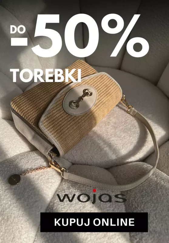 #Moda na lato - gazetka promocyjna Wojas | Do -50% na torebki od poniedziałku 14.07 
