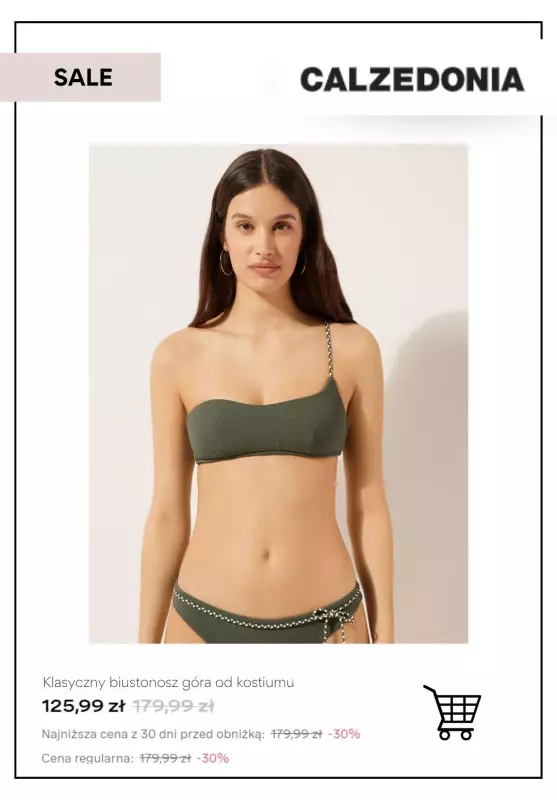 #Moda na lato - gazetka promocyjna Calzedonia | Do -50% góry od bikini od poniedziałku 21.07  - strona 4
