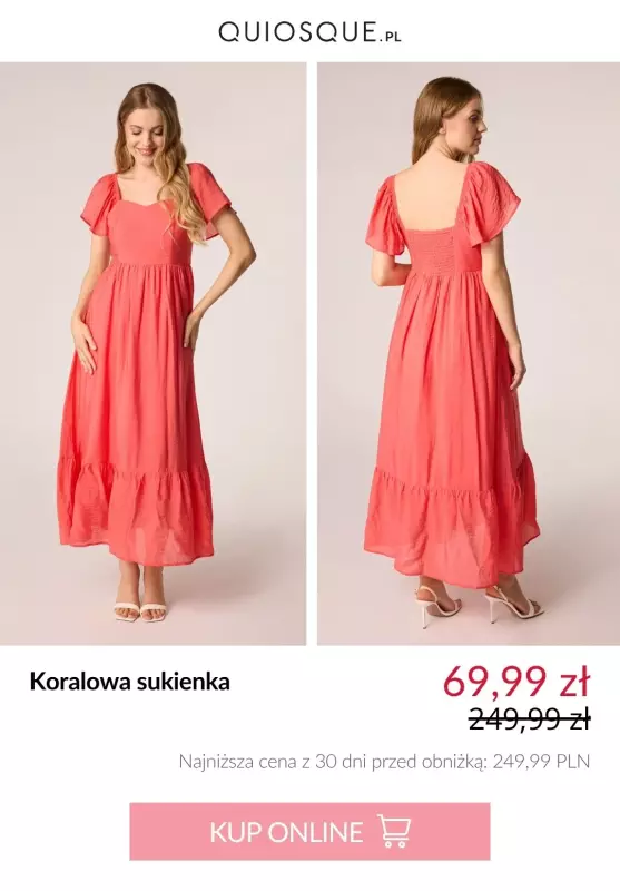 #Moda na lato - gazetka promocyjna Quiosque | Sukienki na każdą okazję od 69,99 zł   - strona 3