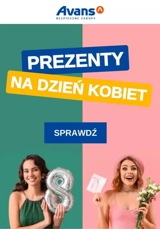 Avans - gazetka promocyjna Prezenty na Dzień Kobiet od środy 28.02 do niedzieli 03.03