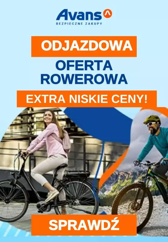 Avans - gazetka promocyjna Rowery w EXTRA cenach! od czwartku 28.03 do środy 03.04