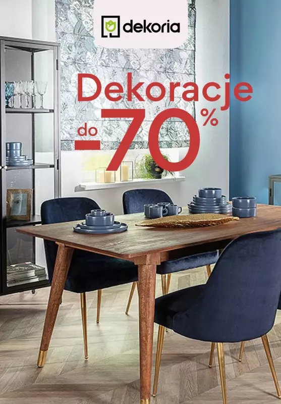 Dekoria - gazetka promocyjna Do -70% na dekoracje od poniedziałku 09.10 