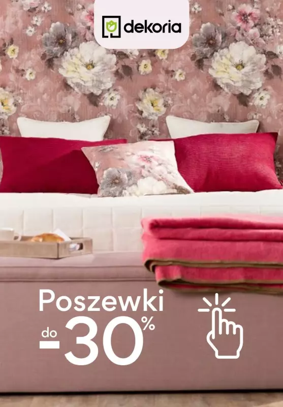 Dekoria - gazetka promocyjna Do -30% na poszewki na poduszki od poniedziałku 16.10 