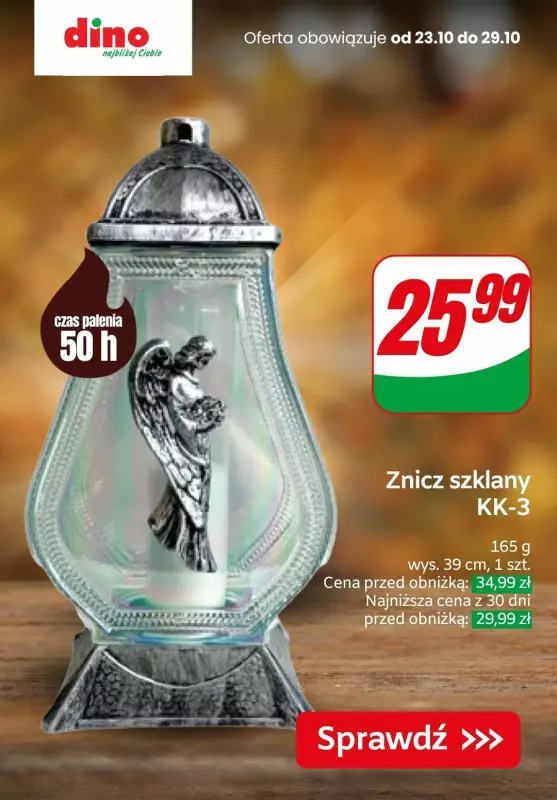 #ZNICZE - gazetka promocyjna Dino | Oferty na znicze i wkłady od czwartku 24.10 do wtorku 29.10 - strona 6