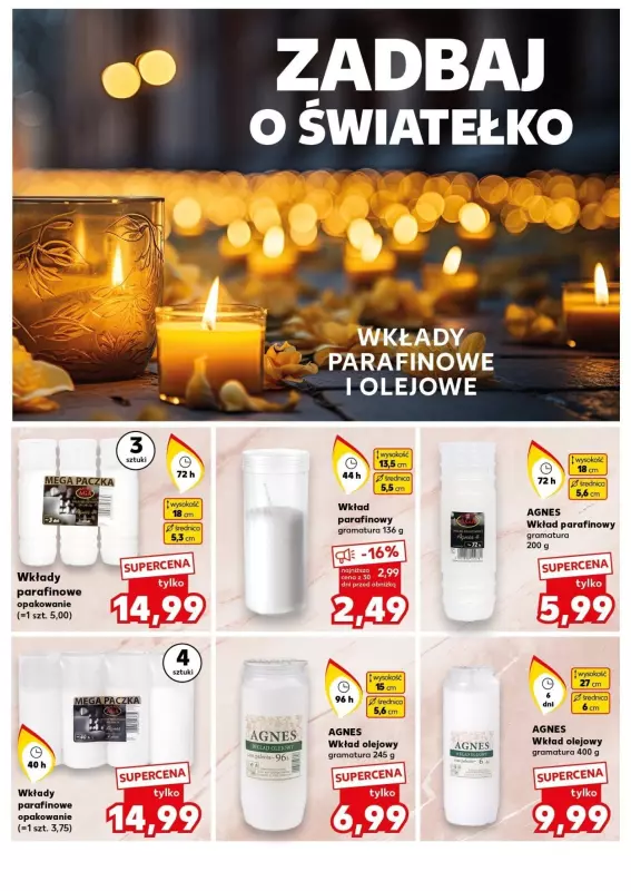 #ZNICZE - gazetka promocyjna Kaufland | Oferta Znicze  do soboty 02.11 - strona 4