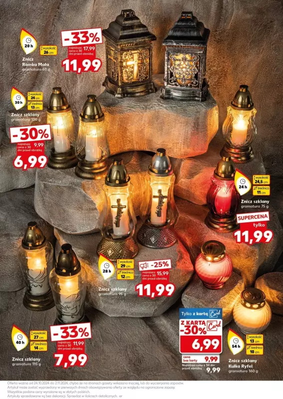 #ZNICZE - gazetka promocyjna Kaufland | Oferta Znicze  do soboty 02.11 - strona 3