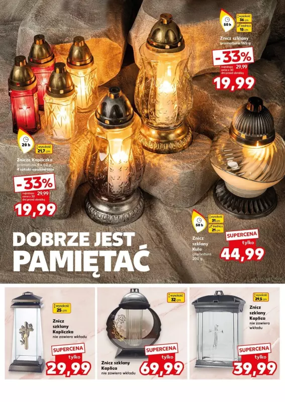 #ZNICZE - gazetka promocyjna Kaufland | Oferta Znicze  do soboty 02.11 - strona 6