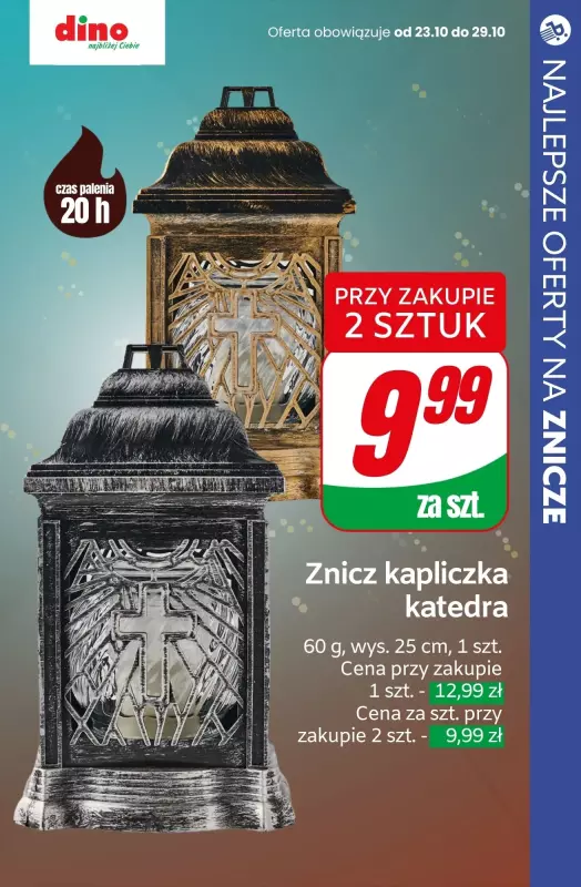 #ZNICZE - gazetka promocyjna Najlepsze oferty na ZNICZE od piątku 25.10 do czwartku 31.10 - strona 16