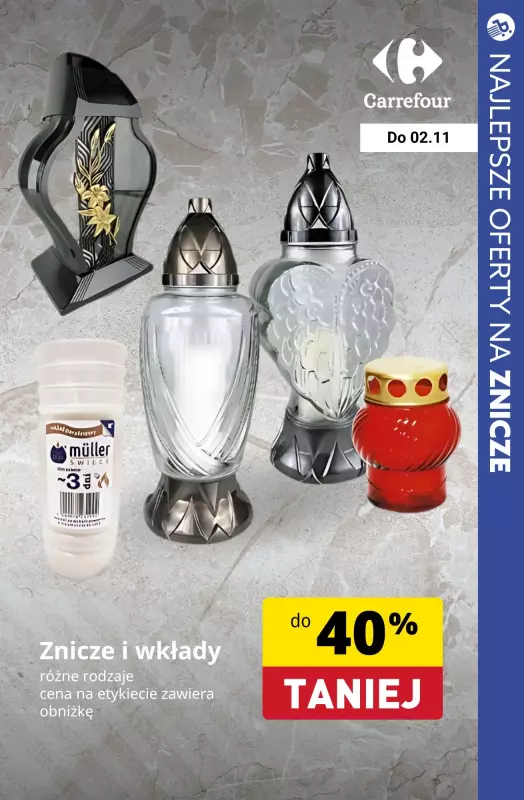 #ZNICZE - gazetka promocyjna Najlepsze oferty na ZNICZE od piątku 25.10 do czwartku 31.10 - strona 4