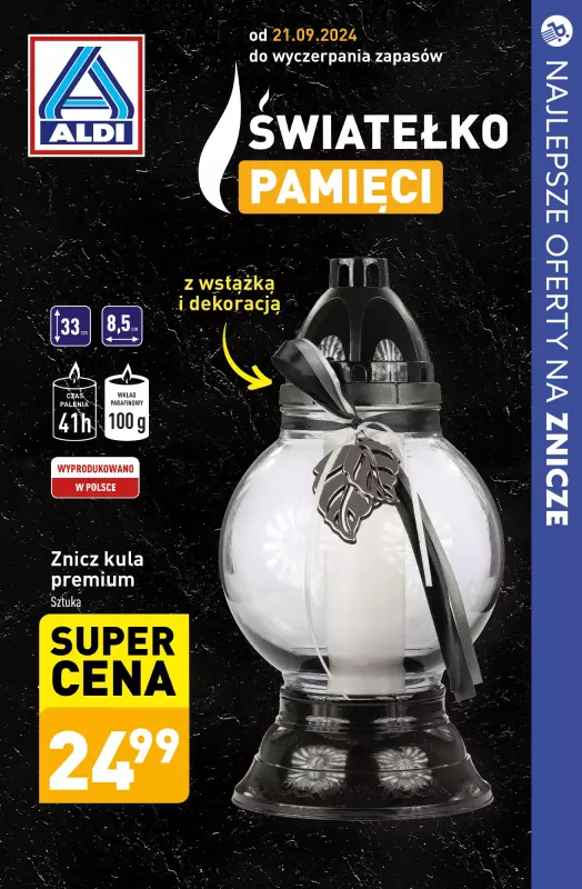 #ZNICZE - gazetka promocyjna Najlepsze oferty na ZNICZE od piątku 25.10 do czwartku 31.10 - strona 15