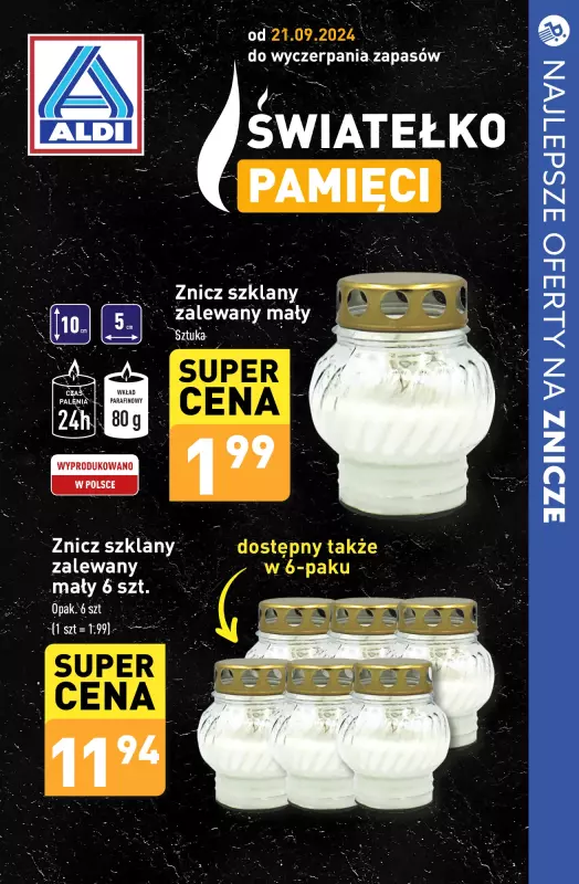 #ZNICZE - gazetka promocyjna Najlepsze oferty na ZNICZE od piątku 25.10 do czwartku 31.10 - strona 7