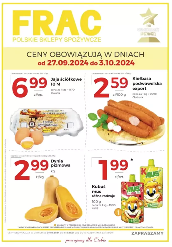 Frac - gazetka promocyjna Gazetka od środy 02.10 do czwartku 03.10