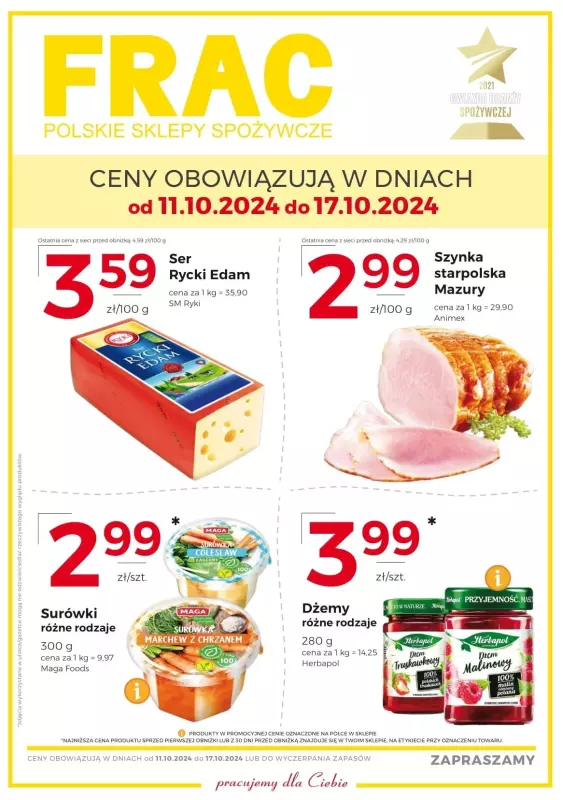 Frac - gazetka promocyjna Gazetka  do czwartku 17.10