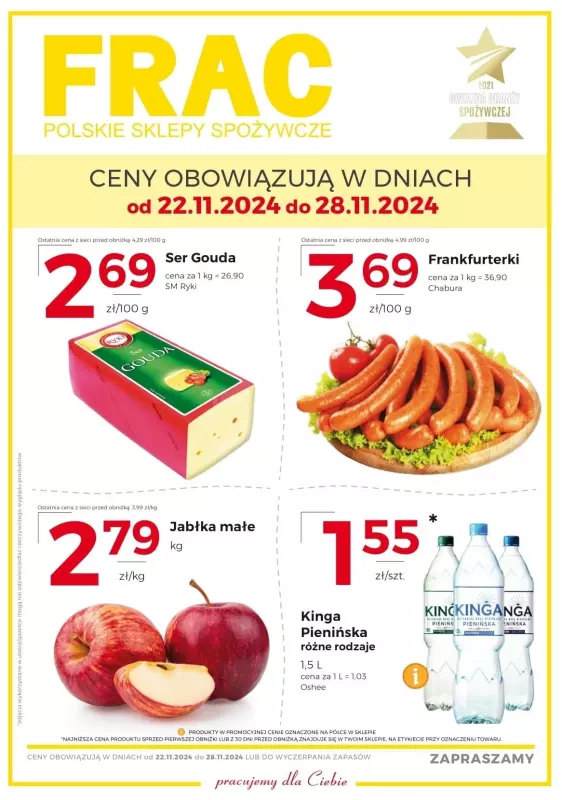 Frac - gazetka promocyjna Gazetka od piątku 22.11 do czwartku 28.11