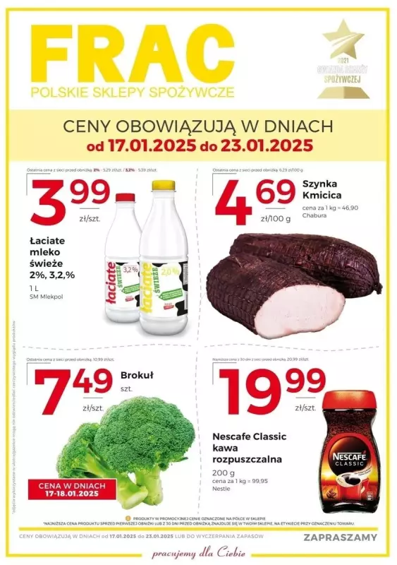 Frac - gazetka promocyjna Gazetka od piątku 17.01 do czwartku 23.01