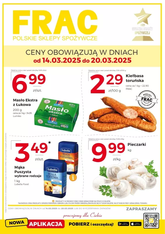 Frac - gazetka promocyjna Gazetka od piątku 14.03 do czwartku 20.03