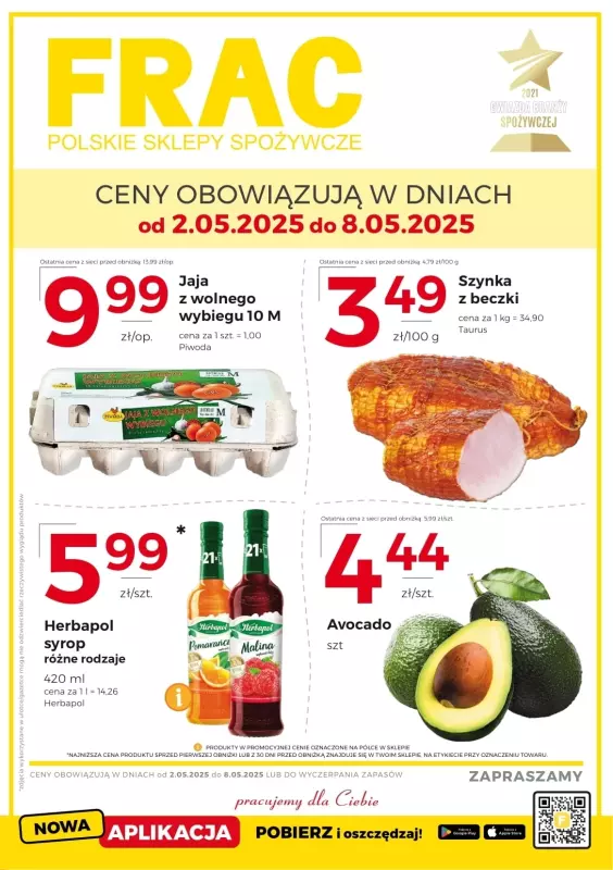 Frac - gazetka promocyjna Gazetka od piątku 02.05 do czwartku 08.05