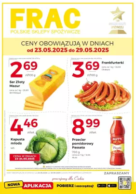 Frac - gazetka promocyjna Gazetka od piątku 23.05 do czwartku 29.05
