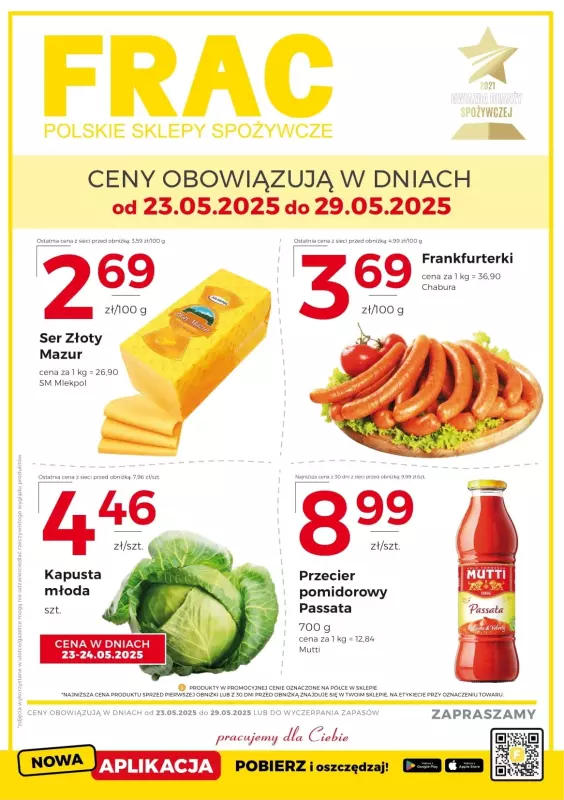 Frac - gazetka promocyjna Gazetka od piątku 23.05 do czwartku 29.05