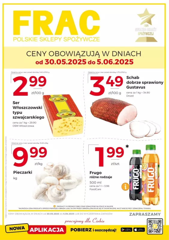 Frac - gazetka promocyjna Gazetka od piątku 30.05 do czwartku 05.06