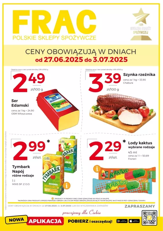 Frac - gazetka promocyjna Gazetka od piątku 27.06 do czwartku 03.07