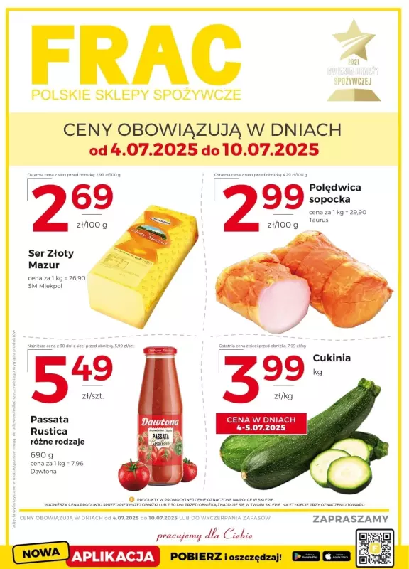 Frac - gazetka promocyjna Gazetka od piątku 04.07 do czwartku 10.07