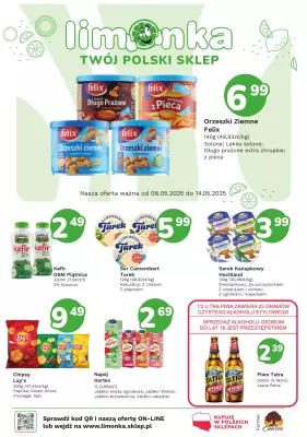 Limonka - gazetka promocyjna Gazetka od czwartku 08.05 do środy 14.05