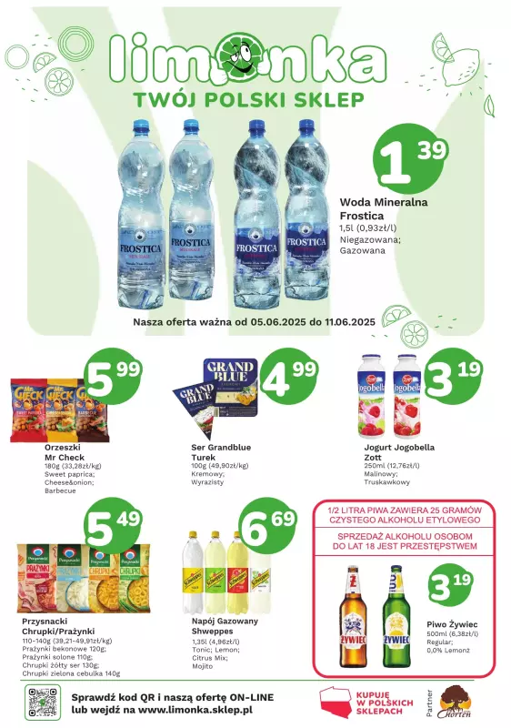 Limonka - gazetka promocyjna Gazetka od czwartku 05.06 do środy 11.06