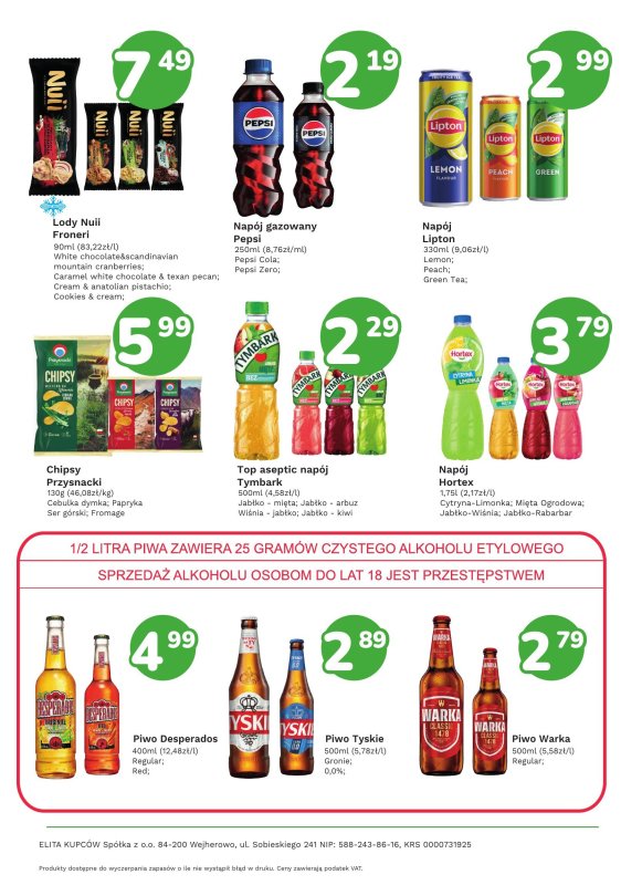 Limonka - gazetka promocyjna Gazetka od czwartku 17.07 do środy 23.07 - strona 4