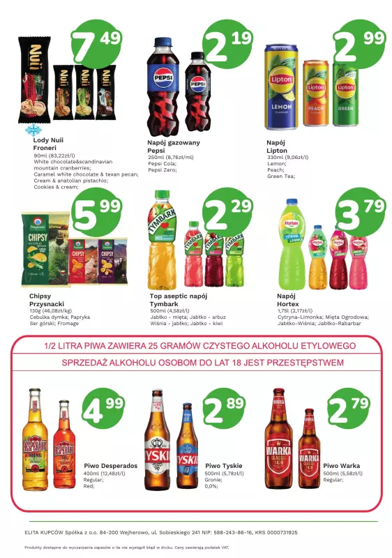 Limonka - gazetka promocyjna Gazetka od czwartku 17.07 do środy 23.07 - strona 4